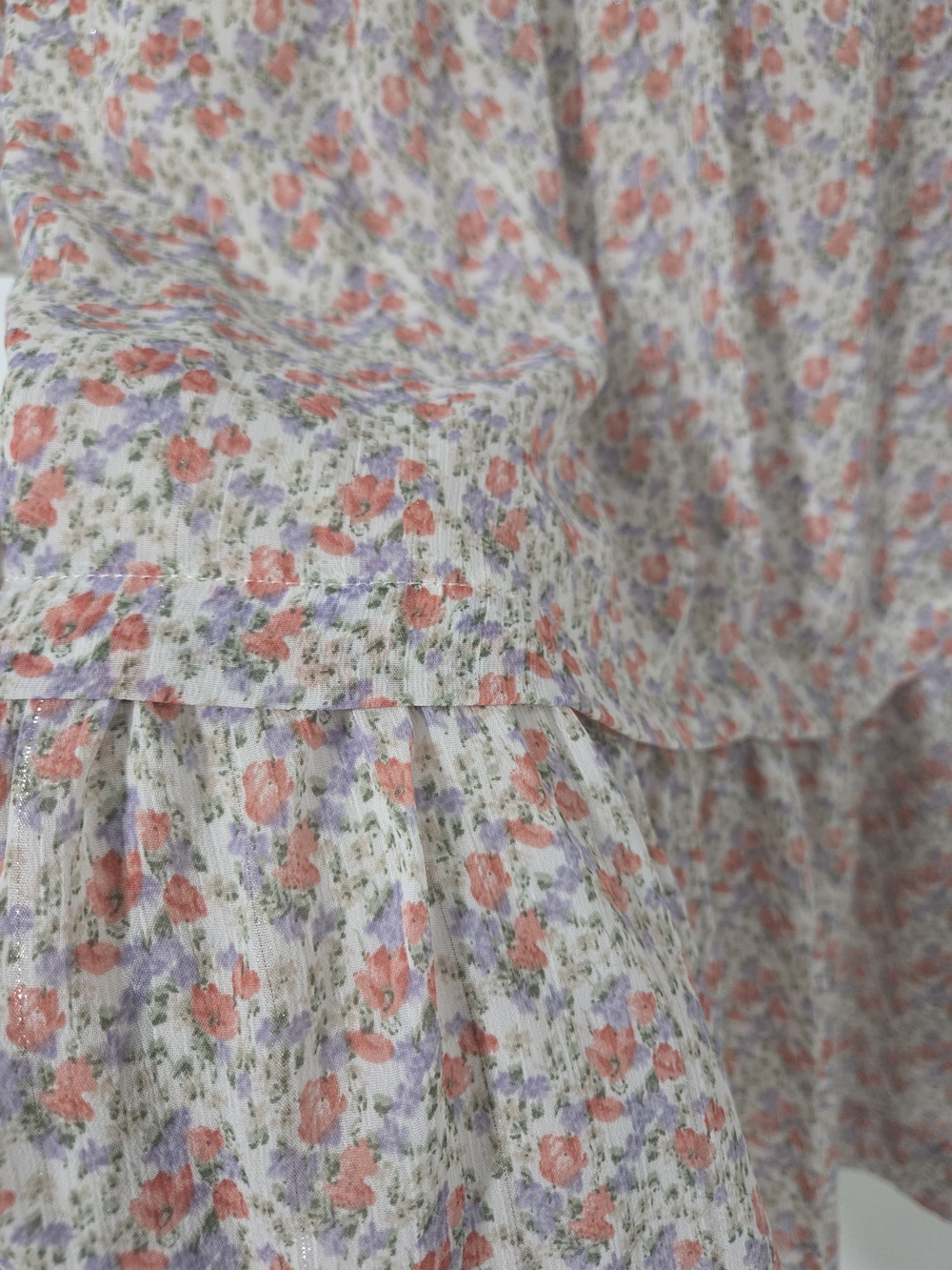 Minimal Floral Midi Dress Size 20 Like New - Picture 9 of 10